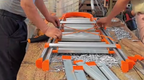 Installation process of aluminu