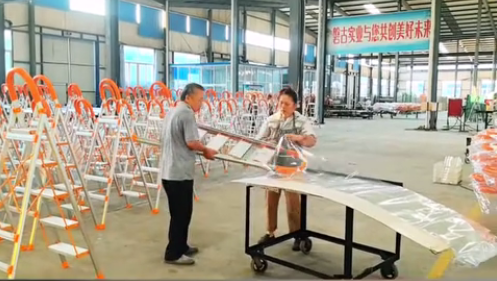 Aluminum alloy household ladder