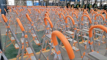 Aluminum alloy household ladder