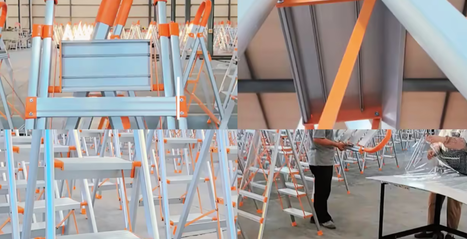 Aluminum alloy household ladder